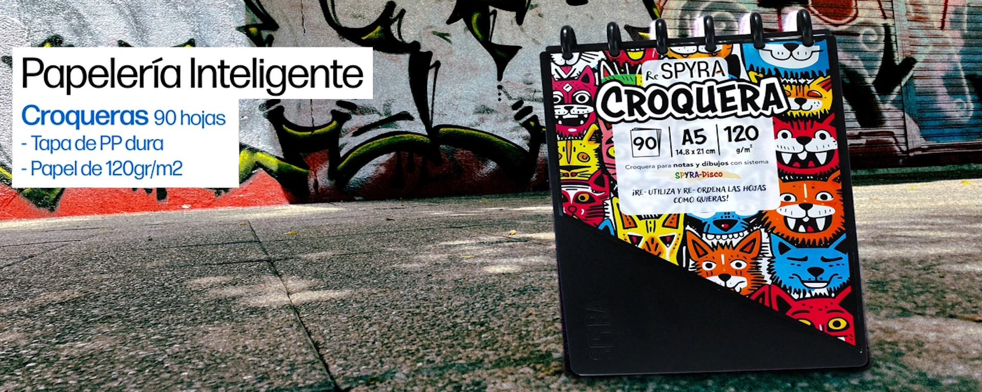 Croquera para dibujar y tomar notas